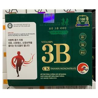 Vitamin 3B Hộp 100 viên
