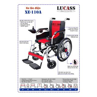 Xe lăn điện lucass XE-110A