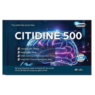 CITIDINE 500 (Hộp 3 vỉ x 10 viên)