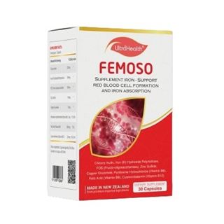 Thực phẩm bảo vệ sức khỏe ULTRA HEALTH FEMOSO (30 viên/hộp)