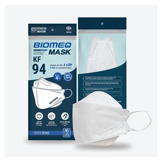 Khẩu trang y tế biomeq mask kf94 màu trắng (10 cái/túi)