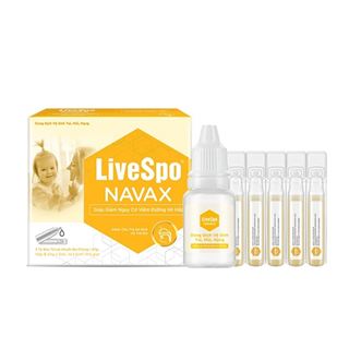 LIVESPO® NAVAX cho trẻ sơ sinh và trẻ em (5 ống/hộp)