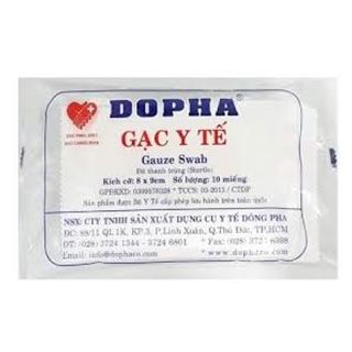 Gạc y tế Dopha 8x9cm