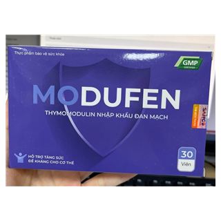 Thực phẩm bảo vệ sức khỏe Modufen (Hộp 3 vỉ x 10 viên)