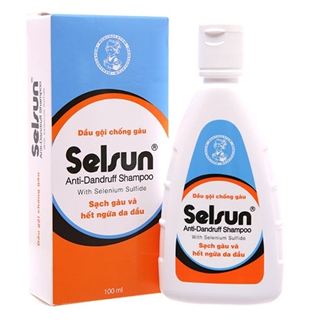 Dau goi chong gau (selsun anti-dandruff shampoo with selenium sulfide) 100ml