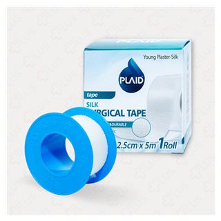 Băng keo cuộn lụa YOUNG PLASTER- SILK 2.5cm x 5m, 12 cuộn/hộp, VPS250B
