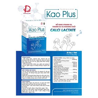 Thực phẩm bảo vệ sức khỏe KAO PLUS