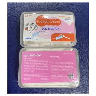 Tăm chỉ nha khoa ( Hộp vuông 60 cái)