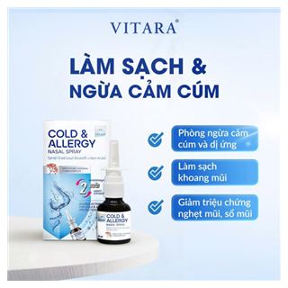 Dung dịch xịt mũi VITARA COLD & ALLERGY NASAL SPRAY 20ml