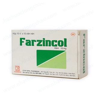 FARZINCOL 10mg VB/10v Hộp/10Vỉ