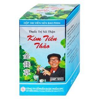THUỐC TRỊ SỎI THẬN KIM TIỀN THẢO H100 (Viên nén bao phim)