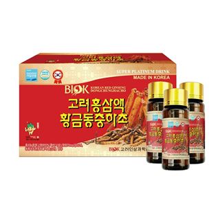 Thực phẩm bổ sung Nước Hồng Sâm Đông Trùng Hạ Thảo BIOK 1000 ml/hộp (100ml x10 chai)