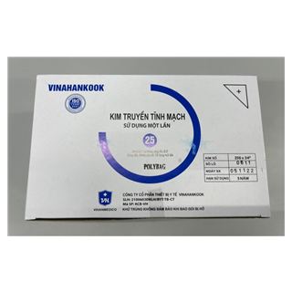 Bộ kim cánh bướm VIHANKOK (25G), túi 01 cái