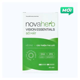 TPBVSK NOVAHERB VISION ESSENTIALS (Hộp 1 lọ x 45 viên)