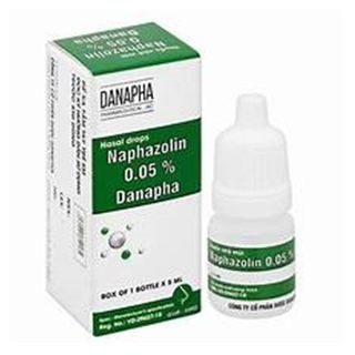 Naphazolin 0,05% Danapha 5ml (Hộp 1 lọ x 5ml)