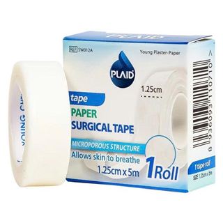 Băng keo cuộn giấy YOUNG PLASTER- PAPER (white) 1.25cm x 5m, 1 cuộn/hộp, SW012A