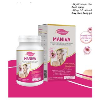 Thực phẩm bảo vệ sức khỏe MANIVA (60 viên/hộp)